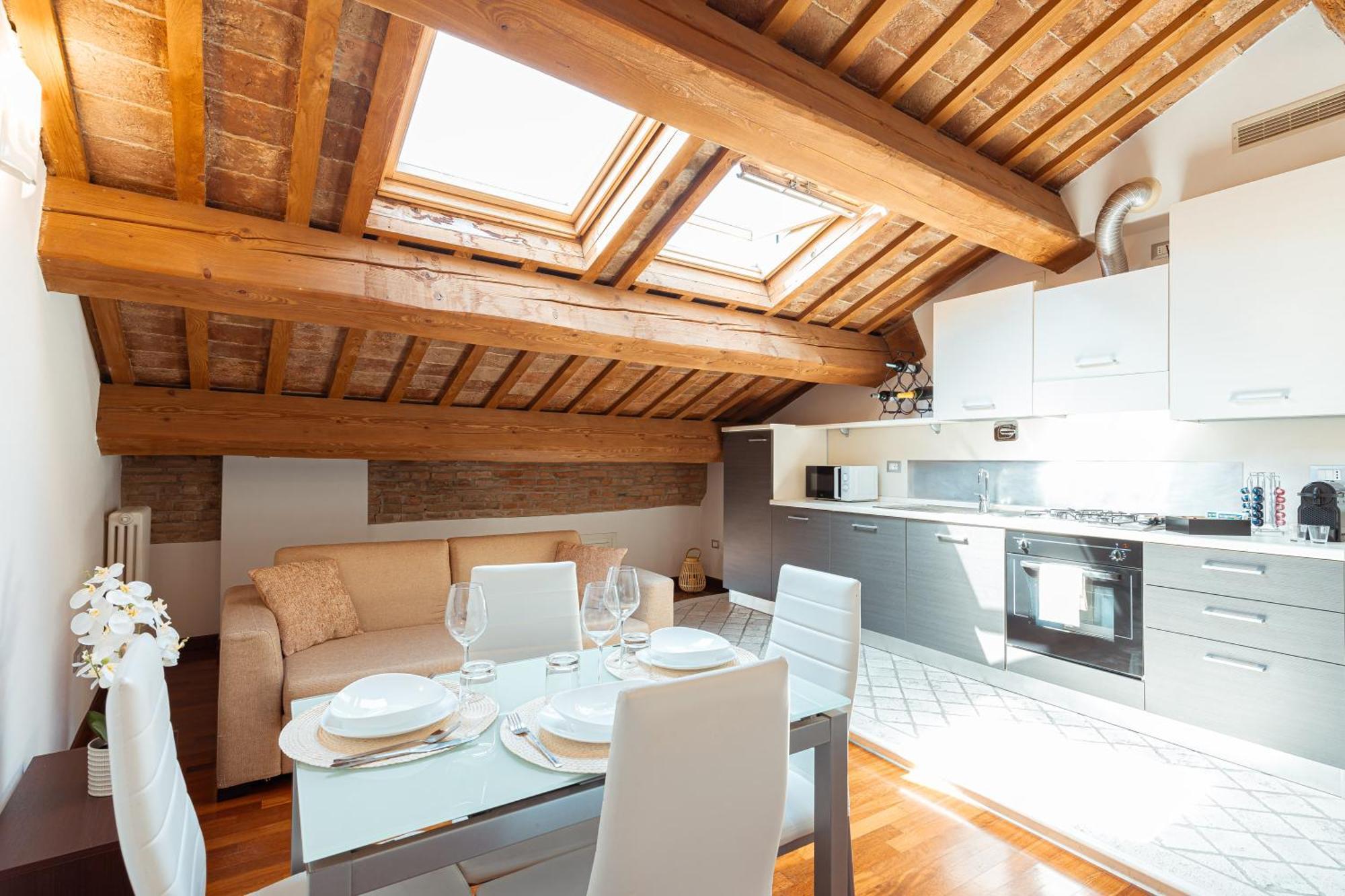 Mansarda Vespucci - Parcheggio Auto Apartment Ferrara Ngoại thất bức ảnh